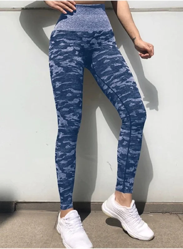 Women's Breatheable Camouflage  Soft  Leggings