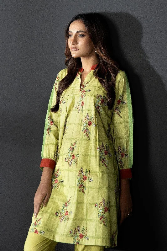 Printed Khaddar Shirt