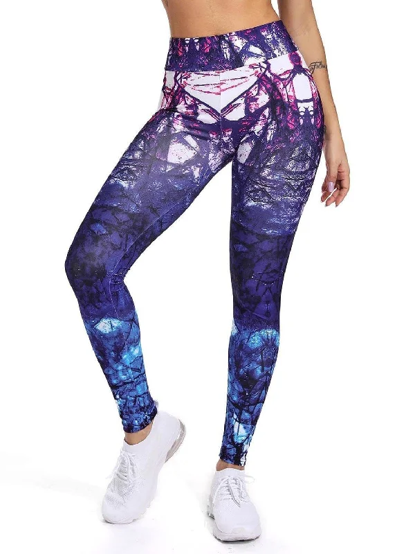 Women's Printed Yoga Pants for Workout