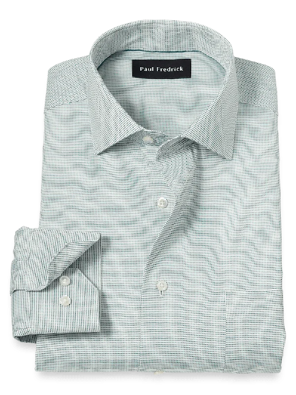 Comfort Stretch Non-Iron Solid Dress Shirt - Green