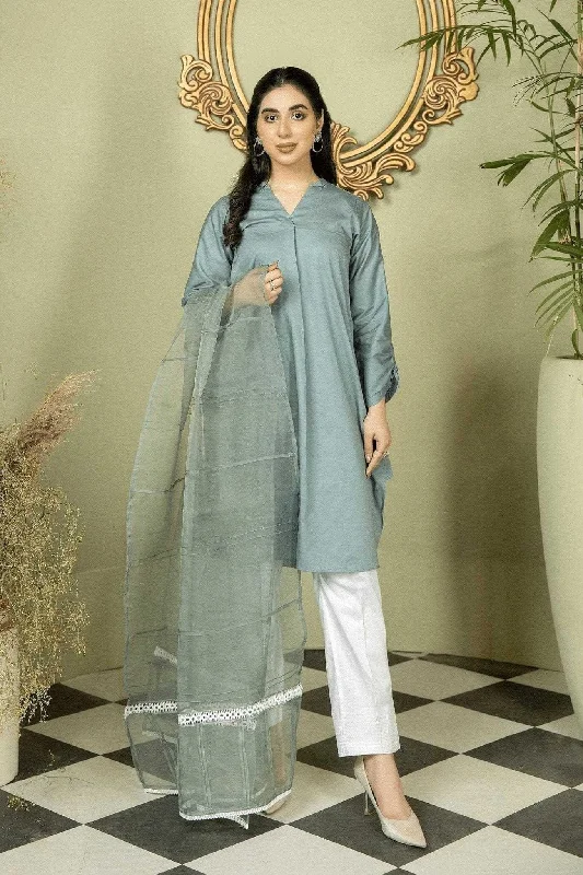 3PC - Solid Cotton Suit