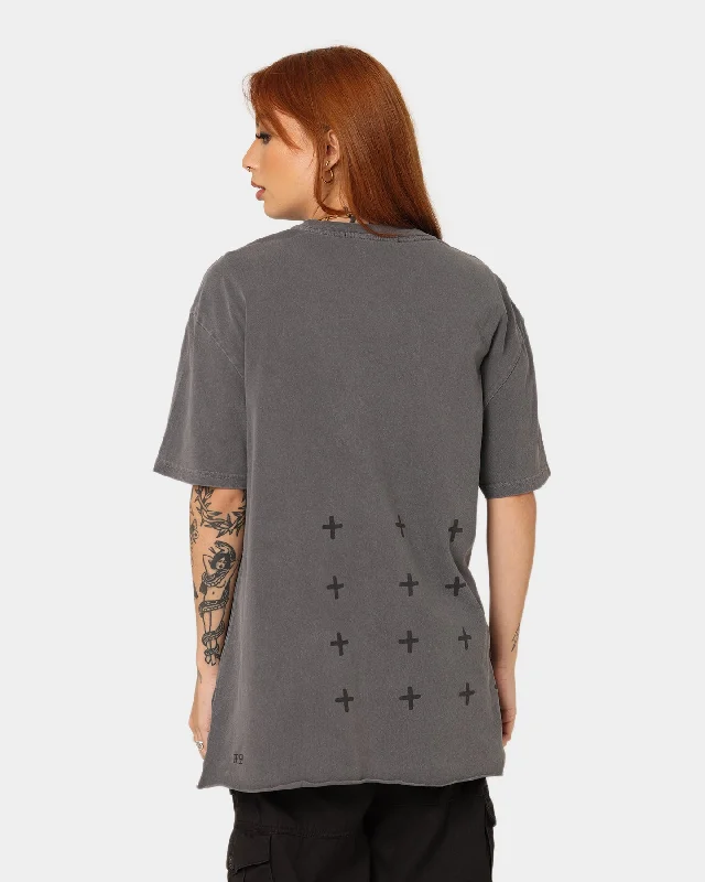 KSUBI 4 X 4 Biggie Short Sleeve T-Shirt Grey