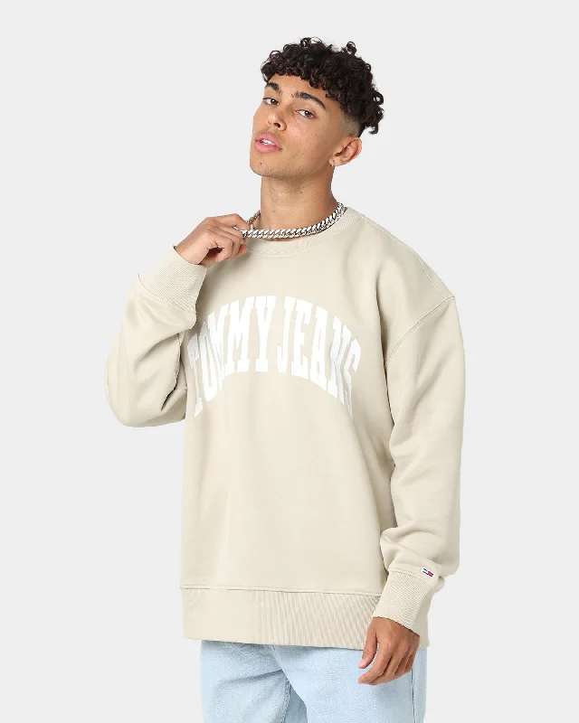Tommy Jeans College 1 Crewneck Savannah Sand