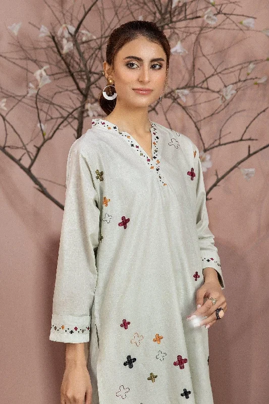 2PC - Embroidered Cotton Lawn Suit