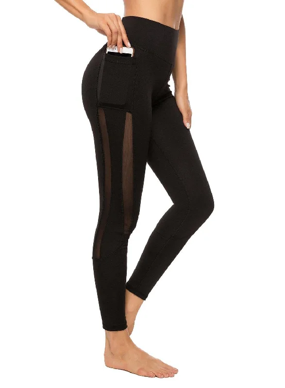 Ultra Soft Mesh Split Joint Women Yoga Pants