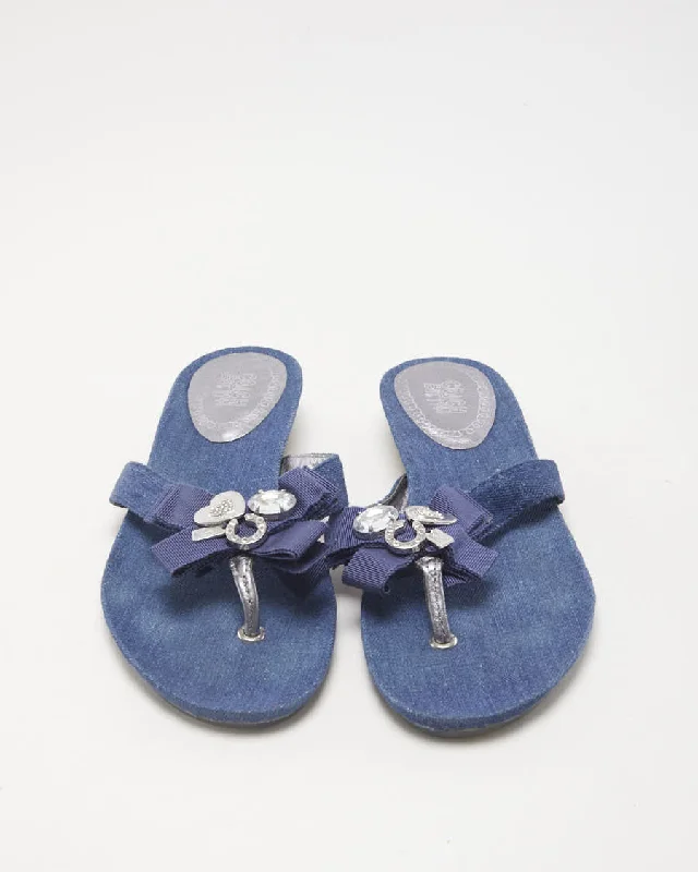 Coach Charmed Denim Sandals - EU38