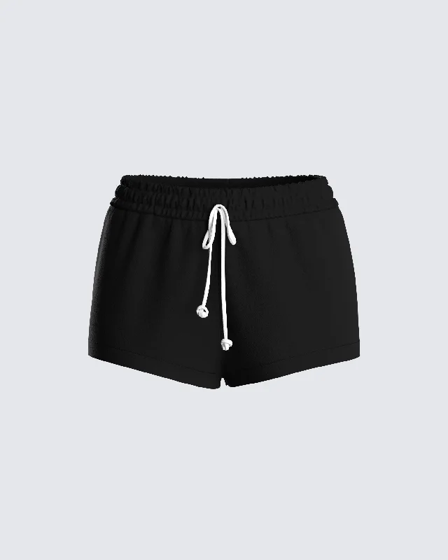 Elio Black Back Talk Short