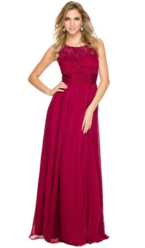 Nox Anabel - 7126 Sleeveless Lace and Chiffon A-Line Evening Dress