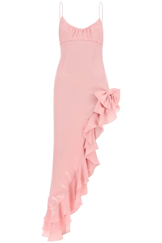 Asymmetrical Dress With Frills  - Rosa