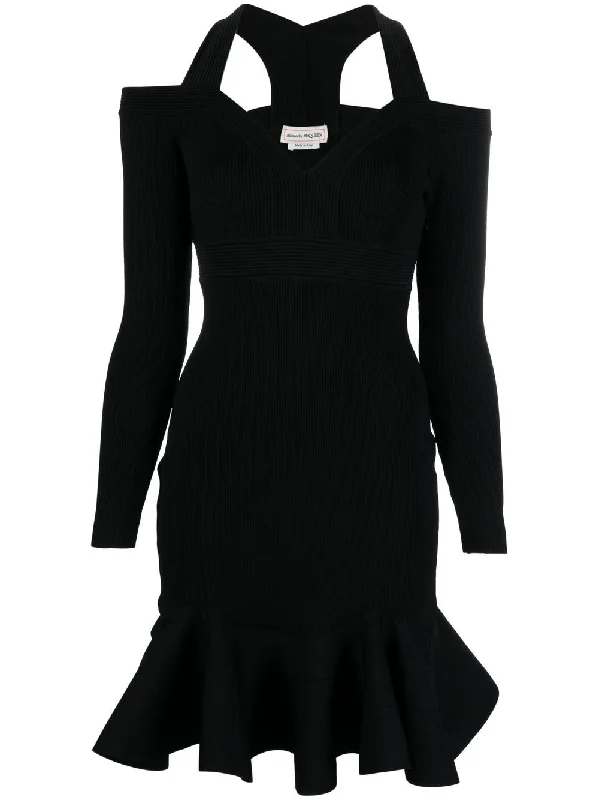 Alexander Mcqueen Dresses Black