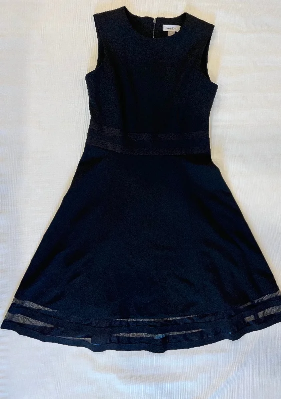 Calvin Klein Sleeveless Black Dress Women size 4