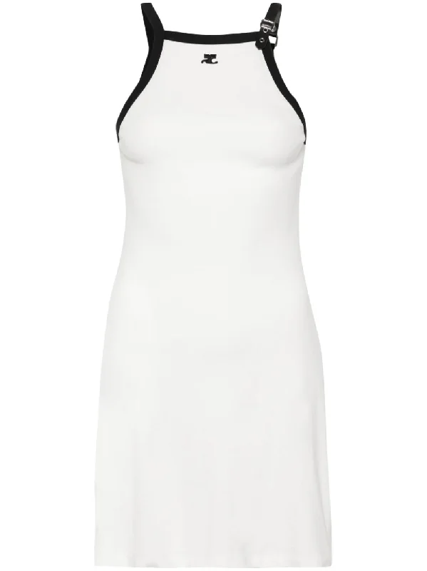 Courreges Pre Dresses White