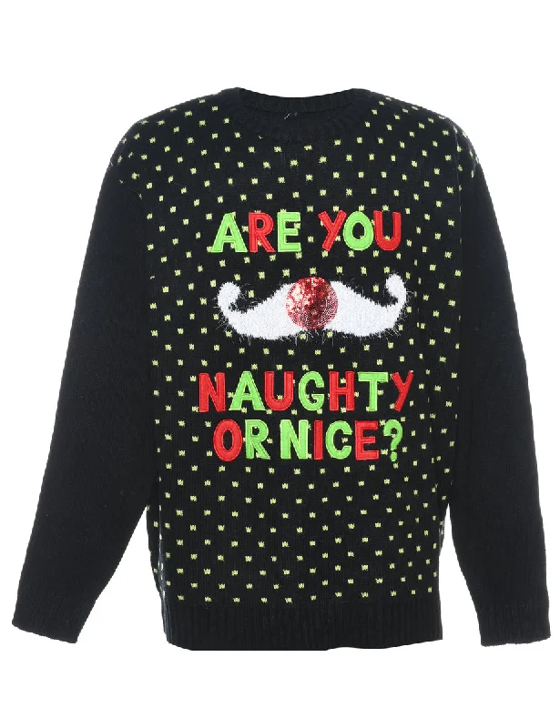 Festive Season Christmas Jumper - L