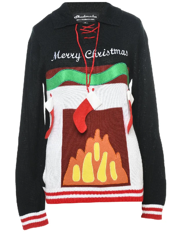 Festive Season Christmas Jumper - S