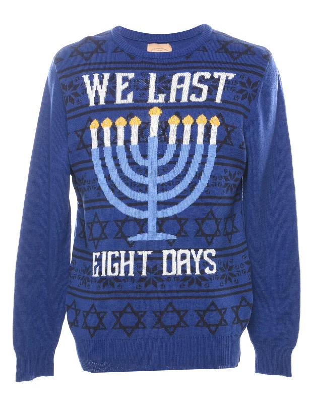 Festive Season Light Up Christmas Jumper - M