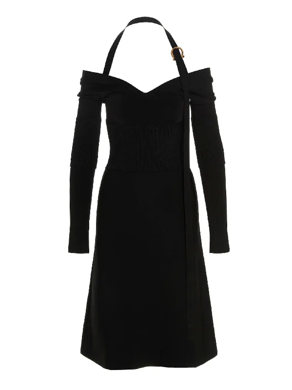 Gancini Buckle Dress