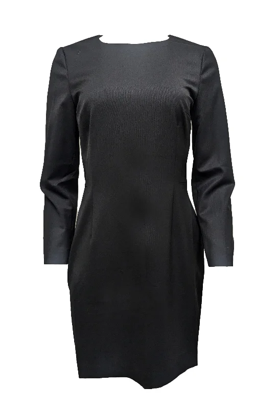 GANT Women's Black Wool Stretch Dress 450895 Size US 8/ EU 38