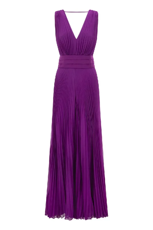 GENNARO - Georgette sablè tuxedo suit Metallic unclassified dresses