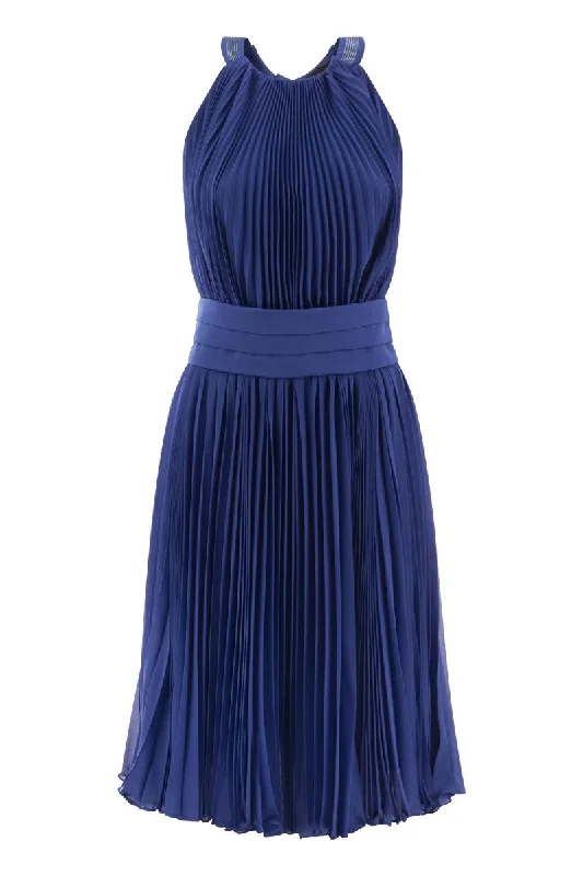 GOLENA - Sleeveless pleated dress