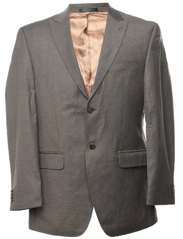 Grey Classic Blazer - L