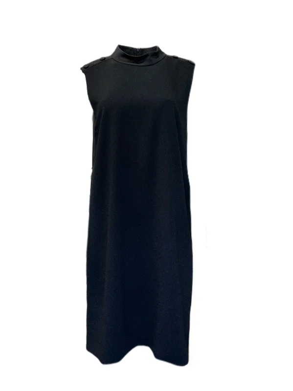 Marella By Max Mara Black Arak Sleeveless Sheath Dress Size 10 NWT