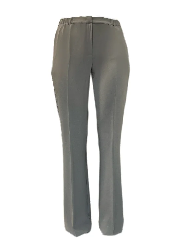 MARINA RINALDI by MaxMara Bagnare Olive Unhemmed Dress Pants