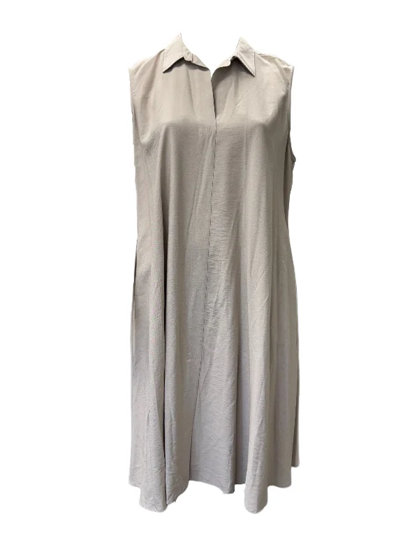 Marina Rinaldi Women's Beige Disposto Shift Dress NWT