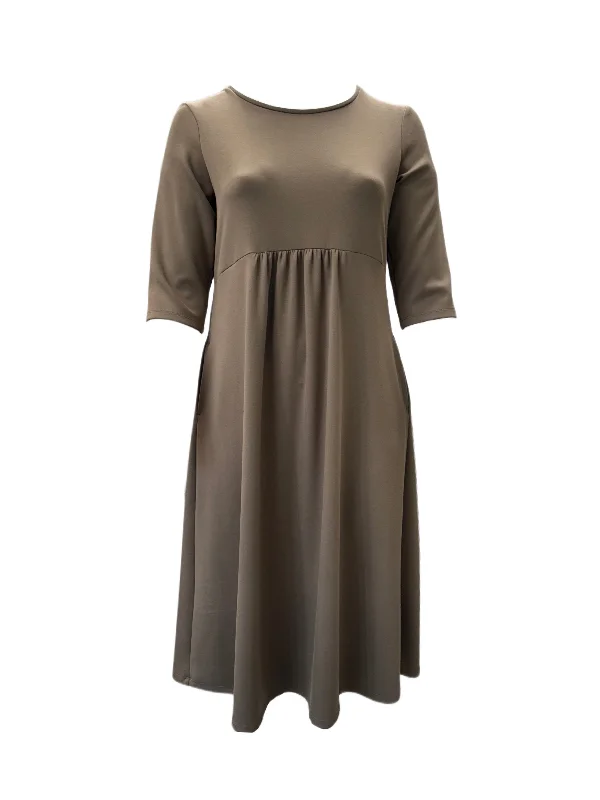 Marina Rinaldi Women's Beige Oblungo Shift Dress NWT