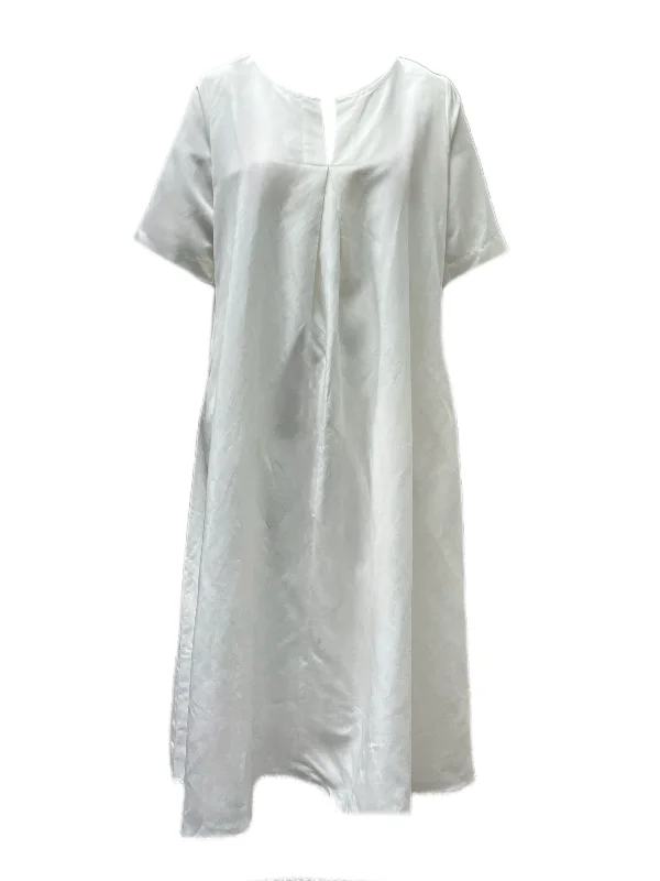 Marina Rinaldi Women's Bianco Dentro Viscose Dress Size 20W/29 NWT