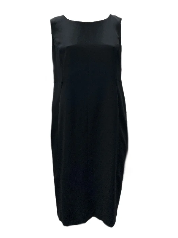 Marina Rinaldi Women's Black Destino Sleeveless Shift Dress NWT