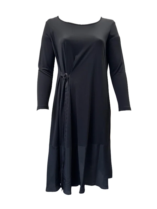 Marina Rinaldi Women's Black Ombra Shift Dress NWT