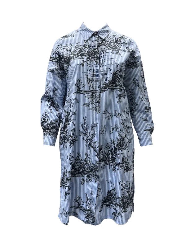 Marina Rinaldi Women's Blue Demetra Shift Dress NWT