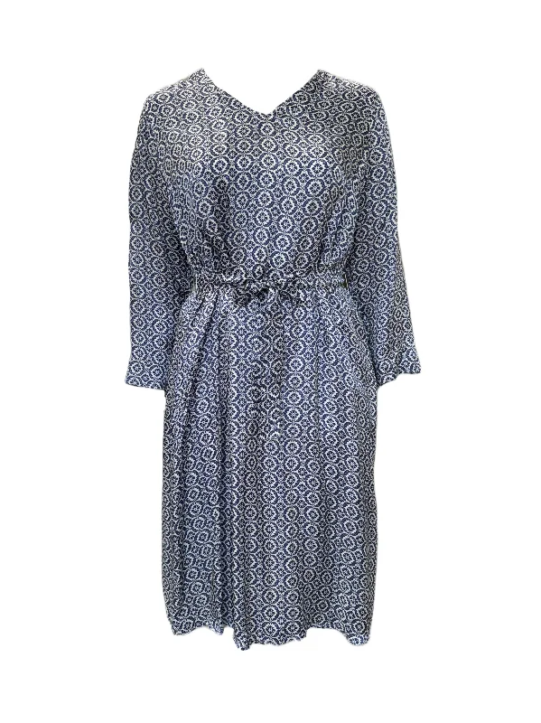 Marina Rinaldi Women's Blue Dentro Pullover Shift Dress NWT