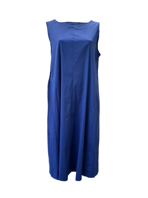 Marina Rinaldi Women's Blue Dicitura Shift Dress NWT