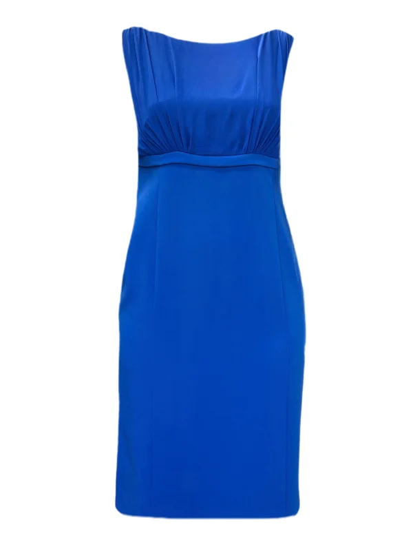 Marina Rinaldi Women's Blue Dovizia Sheath Dress NWT