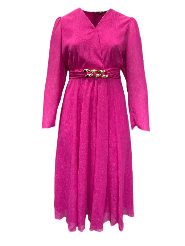 Marina Rinaldi Women's Fuxia Diletto A Line Dress NWT