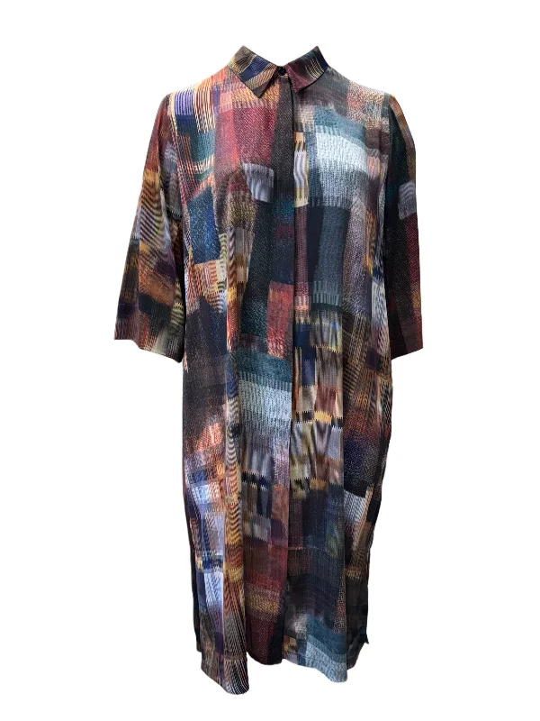 Marina Rinaldi Women's Multicolor Davanti Shift Dress NWT