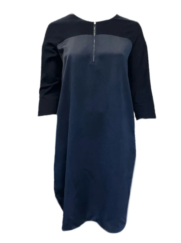 Marina Rinaldi Women's Navy Dadaismo Shift Dress NWT