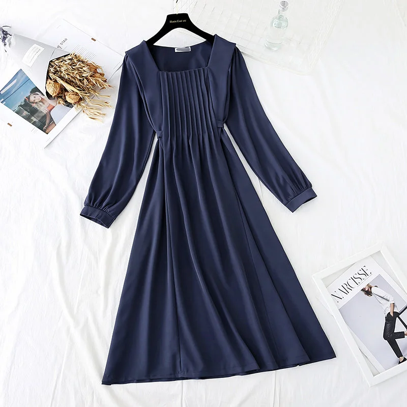 New style slim French retro dress  4551