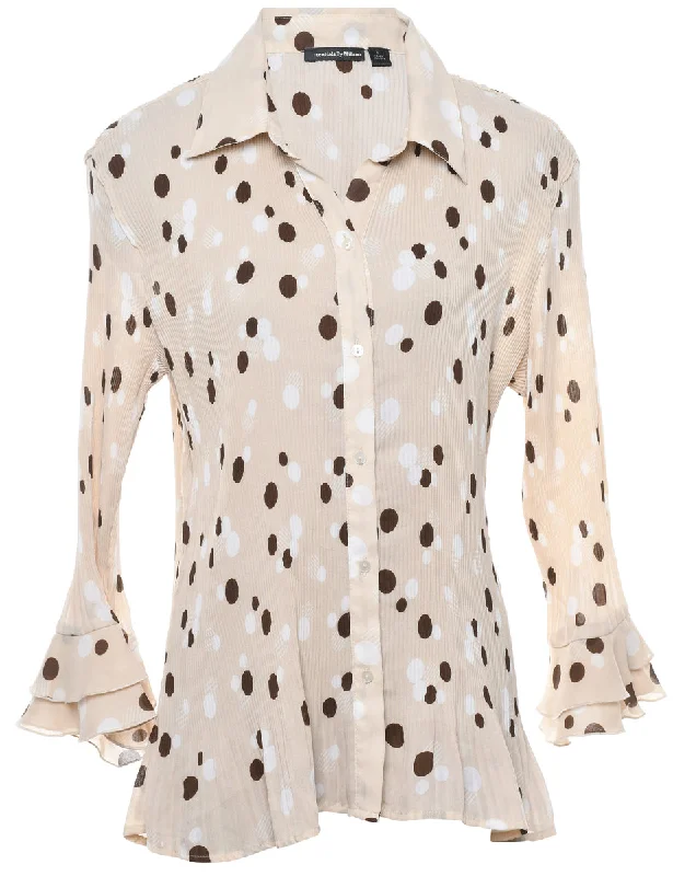 Polka Dots Blouse - L