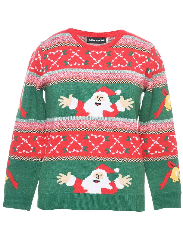 Santa Claus Christmas Jumper - S