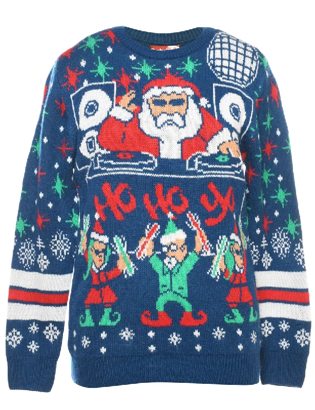 Santa Claus Christmas Jumper - S