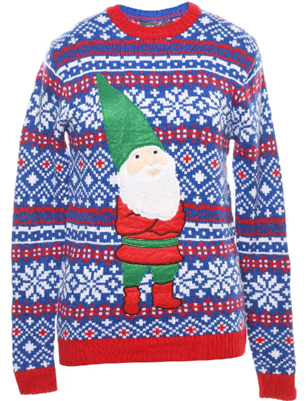 Santa Claus Christmas Jumper - S