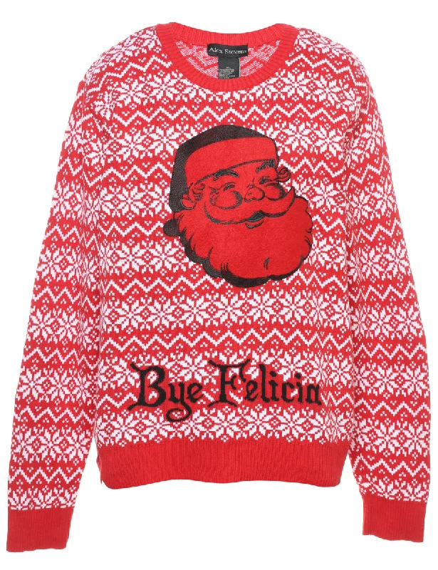 Santa Claus Christmas Jumper - XL