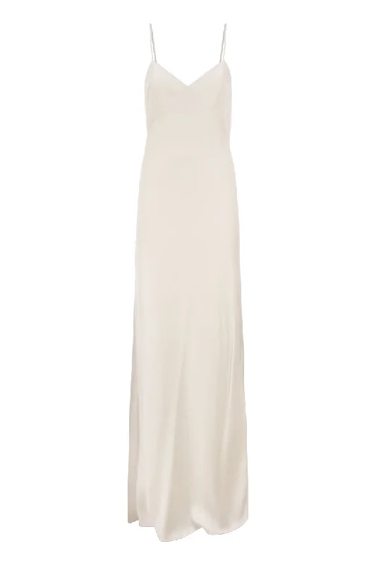 SELCE - Envers satin slip dress