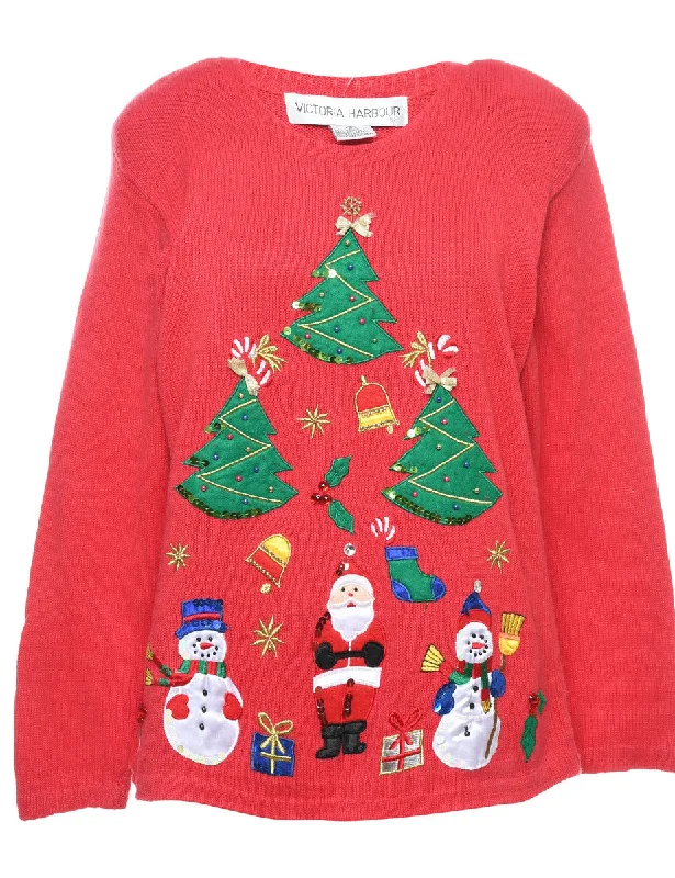 Snowman Christmas Jumper - S