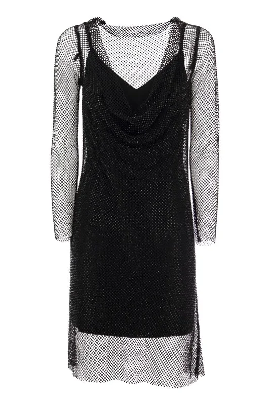 VEZZO - Mesh dress