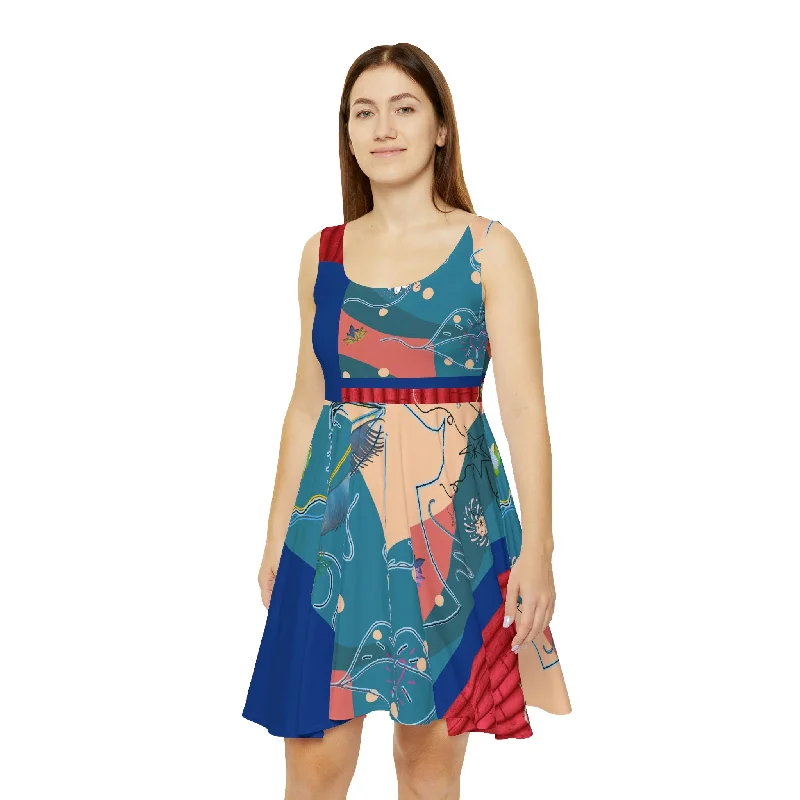 Women's Skater Dress (AOP) CHARLIE GIRL