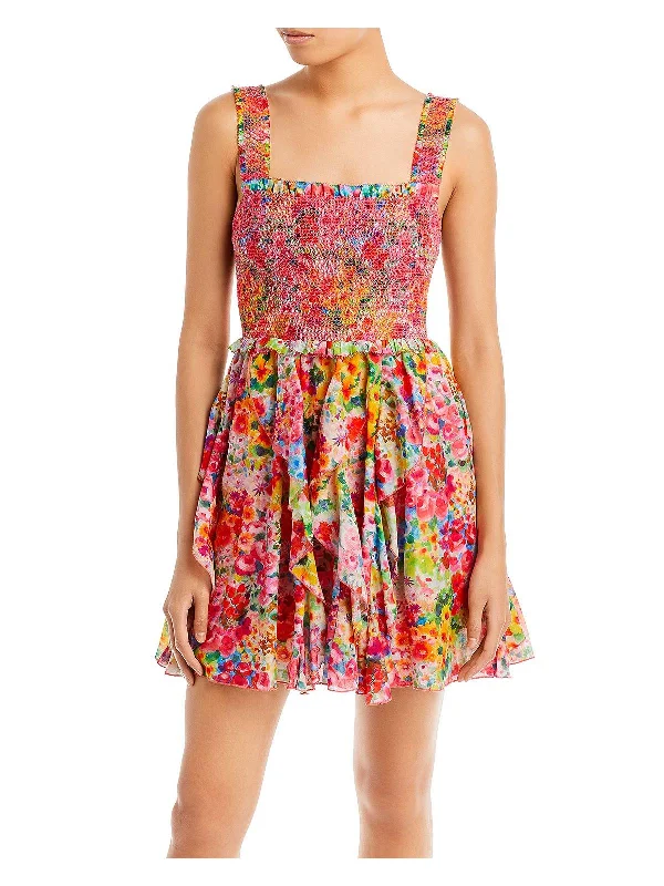 Womens Floral Midi Sundress