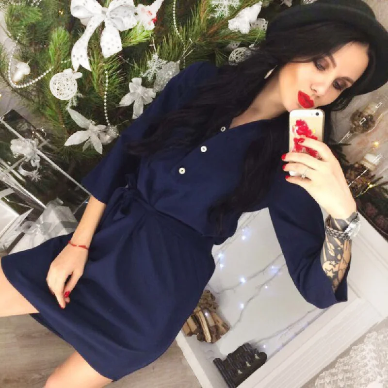 Women's Office Shirt Dress